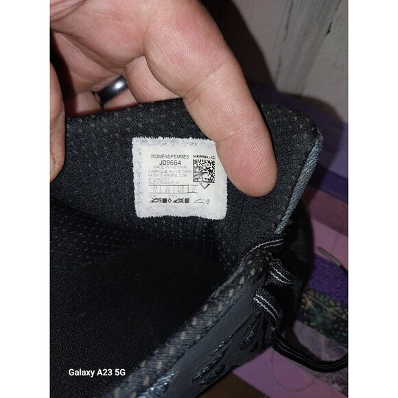 MERRELL Trail Glove 4 Black Gray Women's Barefoot Running Shoe Sz 11 US J09664 - Picture 5 of 14